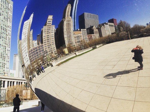 At the bean in Chicago.