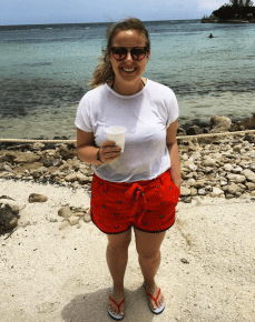 Loft shorts on the beach